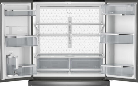 How to Remove and Clean Drawers and Baskets in Your GE Profile and Smart 4-Door Refrigerator