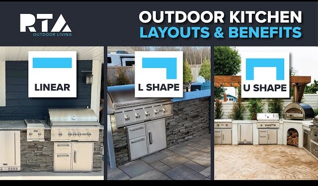 Outdoor Kitchen Layout Ideas | 4 Best Options (with Pros & Cons)